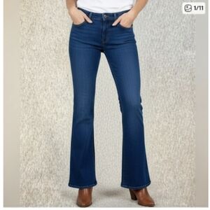 AG SAMPLE JEANS Adriano Goldschmied AGS Concept size 27 low rise wide boot cut